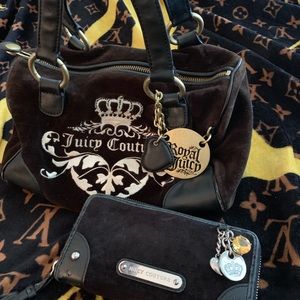 Authentic Juicy Couture Purse & Wallet